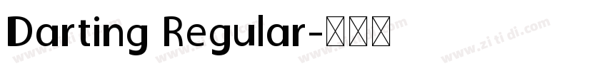 Darting Regular字体转换